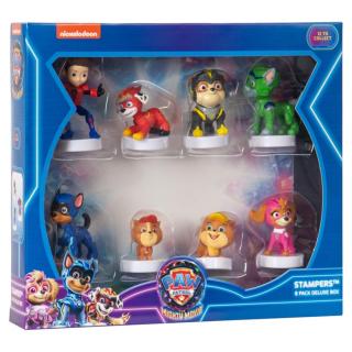 PAW PATROL Figurka Tlapková patrola s razítkem deluxe box 8 ks