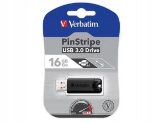 Pendrive Verbatim 16GB Pinstrip Usb 3.0