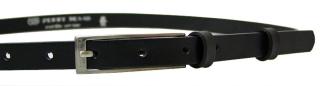 Penny Belts Dámský kožený opasek 15-1-60 black 110 cm