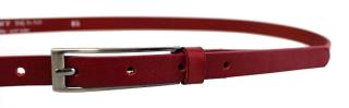 Penny Belts Dámský kožený opasek 15-1-93 red 110 cm