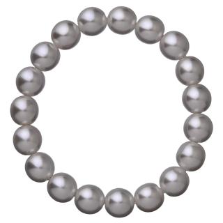 Perlový náramek šedý 56010.3 grey