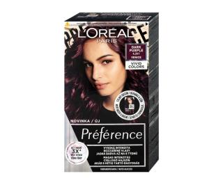 Permanentní barva na vlasy Loréal Préférence 4.261 Dark Purple - tmavě fialová - L’Oréal Paris