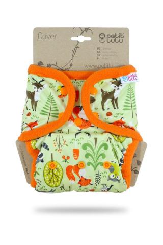 Petit Lulu Svrchní kalhotky patentky 1 ks lesní zvířátka