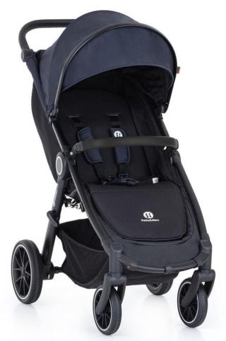 Petite&Mars Kočárek sportovní Street+ RWS Black 2022 Anthracite Blue Complete