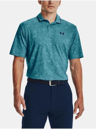 Petrolejové pánské sportovní polo tričko Under Armour UA Iso-Chill Polo