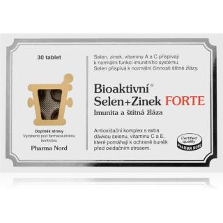 Pharma Nord Bioaktivní Selen+Zinek Forte tablety pro krásné vlasy, pleť a nehty 30 tbl