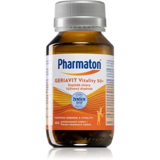 Pharmaton Geriavit Vitality 50+ doplněk stravy pro podporu fyzického a duševního zdraví 100 tbl