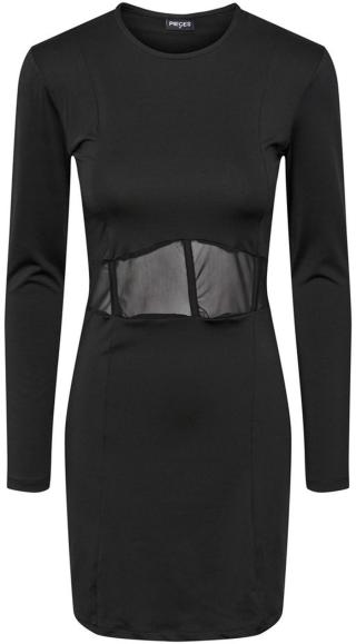 Pieces Dámské šaty PCMAJA Slim Fit 17131575 Black XL