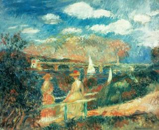 Pierre Auguste Renoir - Obrazová reprodukce The banks of the Seine at Argenteuil, 1880,