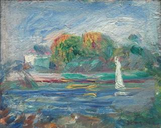 Pierre Auguste Renoir - Obrazová reprodukce The Blue River, c.1890-1900,