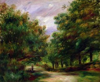 Pierre Auguste Renoir - Obrazová reprodukce The road near Cagnes, 1905,