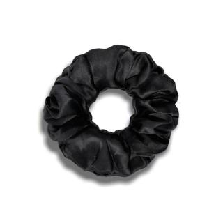 Pilō Pilō | Silk Hair Tie - Large Black hedvábná gumička do vlasů 1 ks