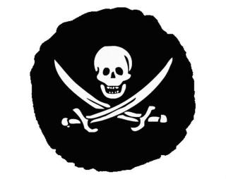 Pirát Kulatý polštář