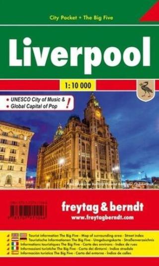 PL 131 CP Liverpool 1:10 000 / kapesní plán města