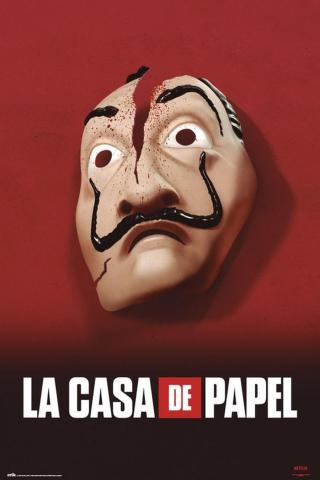 Plakát, Obraz - La Casa De Papel - Mask,