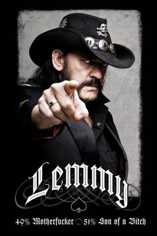Plakát, Obraz - Lemmy - 49% mofo,