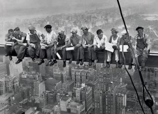 Plakát, Obraz - Lunch on a skyscraper,