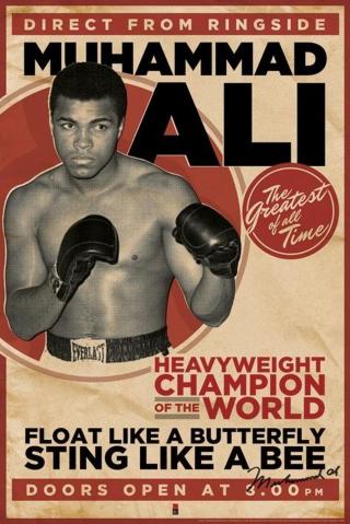 Plakát, Obraz - Muhammad Ali - vintage,