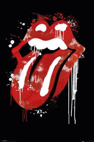 Plakát, Obraz - Rolling Stones - graffiti lips,