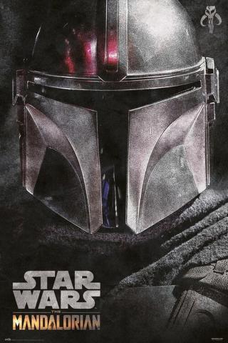 Plakát, Obraz - Star Wars: The Mandalorian - Helmet,