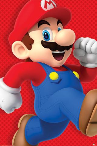 Plakát, Obraz - Super Mario - Run,