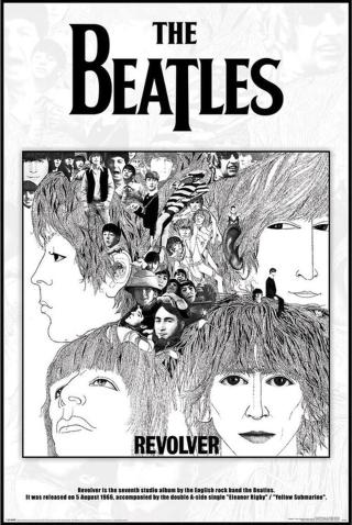 Plakát, Obraz - The Beatles - Revolver Album Cover,