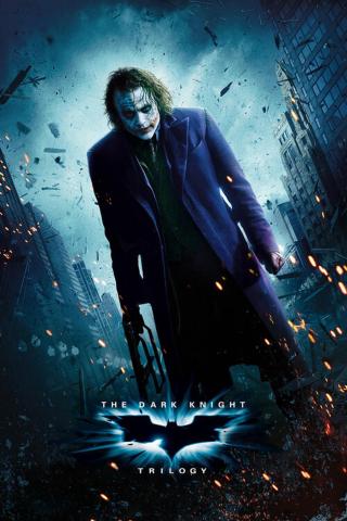 Plakát, Obraz - The Dark Knight Trilogy - Joker,