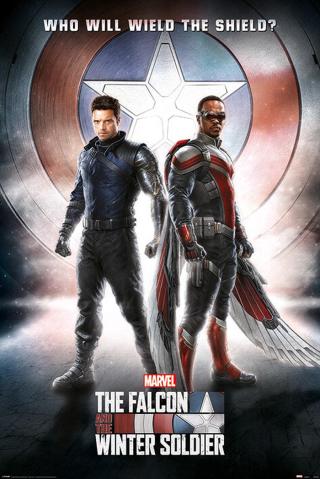 Plakát, Obraz - The Falcon and the Winter Soldier - Wield The Shield,