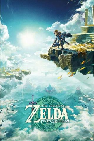 Plakát, Obraz - The Legend of Zelda: Tears of the Kingdom - Hyrule Skies,