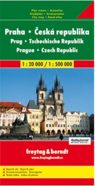 Plán města Praha + ČR