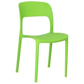Plastová jídelní židle Frankie zelená