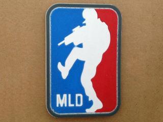 Plastové 3d patche Patch PVC 3D gumový Major League Doorkicker MLD, barevný