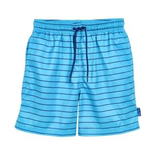 Playshoes Plážové šortky pruhované aqua blue