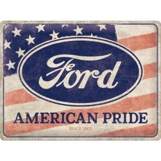 Plechová cedule Ford - American Pride,