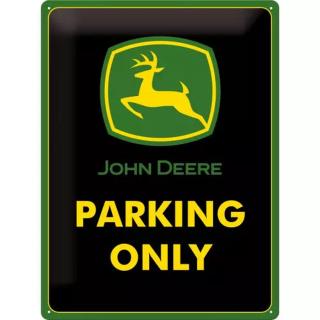 Plechová cedule John Deere Parking Only,