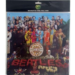 Plechová cedule The Beatles - Sgt Pepper,