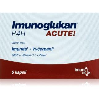 Pleuran Imunoglukan P4H ACUTE! 300 mg kapsle pro podporu imunity, snížení míry únavy a vyčerpání 5 cps
