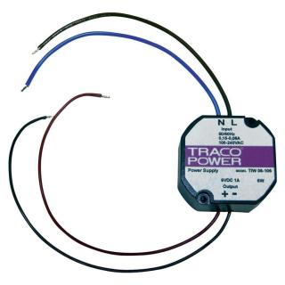 Podomítkový spínaný síťový zdroj TracoPower TIW 06-116, 6 V/DC, 1 A