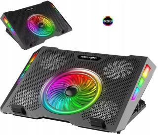 Podstavec Chladící podložka pod notebook Rgb Led