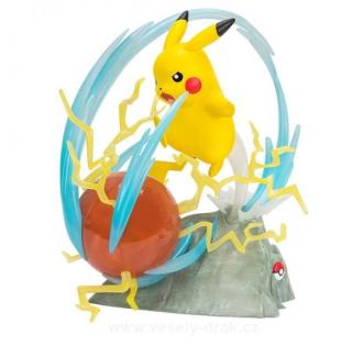 Pokémon Light-Up Deluxe figurka Pikachu - 33 cm