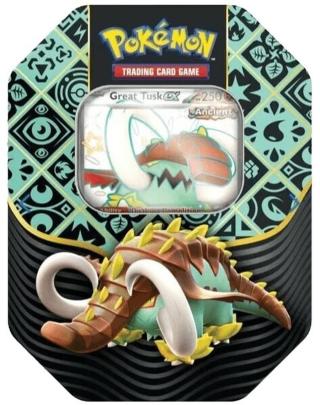 Pokémon Paldean Fates Standard Tin  - Great Tusk