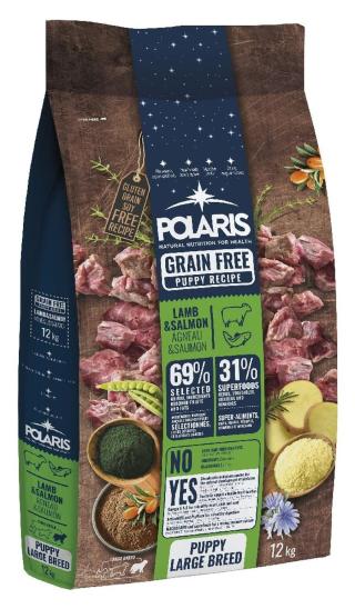 Polaris Grain Free Large Breed Puppy - Lamb & Salmon 12 kg