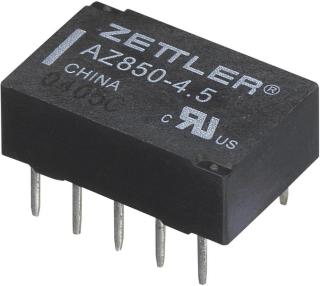 Polarizované relé Zettler Electronics AZ850P2-3, 1 A 30 V/DC/125 V/AC 30 V/DC/1 A, 125 V/AC/0,5 A