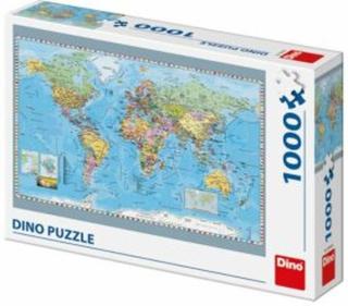 Politická mapa světa 1000 puzzle