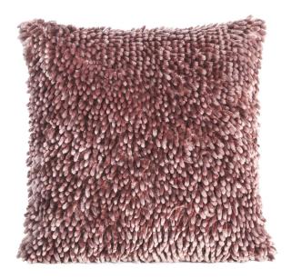 Polštář SHAGGY s hustým vlasem, tmavě růžová, 40x40 cm Mybesthome Varianta: Povlak na polštář s antialergickou prošívanou výplní, 40x40 cm