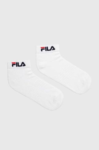 Ponožky Fila 2-pack bílá barva