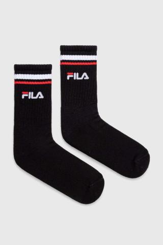 Ponožky Fila 2-pack černá barva