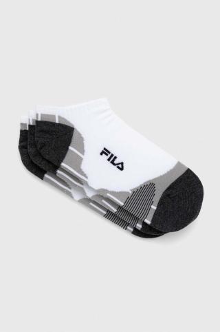 Ponožky Fila 3-pack bílá barva