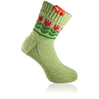Ponožky od babičky Zelené ručně pletené,