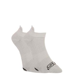 Ponožky Styx nízké šedé s černým logem   XL